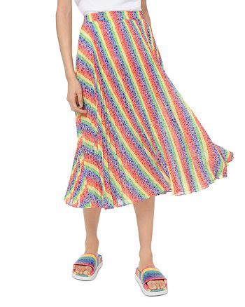 michael kors rainbow skirt|Women's Michael Kors Collection Skirts .